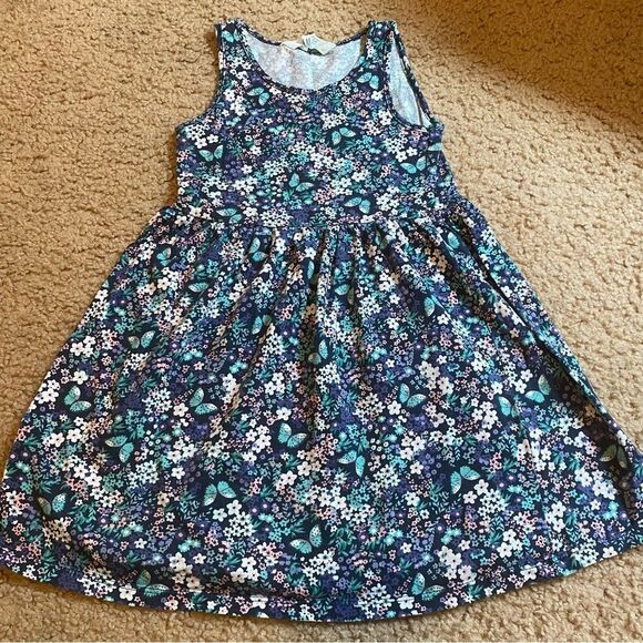 Floral and Butterfly Girl Dresses, Size 5 - Picture 9 of 10